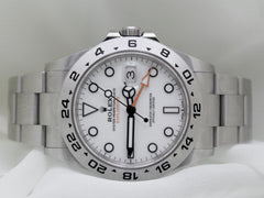 Rolex Explorer II 42mm Steel White Dial Fixed Bezel Oyster Band 226570