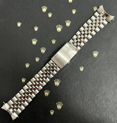 Rolex Datejust 1979 20mm Men's Jubilee Bracelet Steel Band "55" Ends Ref 1601