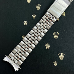 Rolex Datejust 1970 20mm Men's Jubilee Bracelet Steel Crown Band 6251H Ref 1601