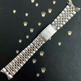 Rolex Datejust 1966 20mm Men's Jubilee Bracelet Steel Crown Band Ref 1601