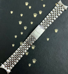 Rolex Datejust 20mm Men's Jubilee Bracelet Steel 1971 Band 6251H End"55"Ref 1601