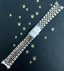 Rolex Datejust 1962 20mm Men's Jubilee Stainless Steel Band "55" Ends Ref: 1601