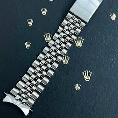 Rolex Datejust Jubilee Bracelet Stainless Steel 20mm Band "555"Ends Ref 16014