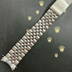 Rolex Datejust 1980 20mm Men's Jubilee Bracelet Steel Band 6251H Ref 1601