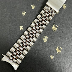 Rolex Datejust Jubilee Bracelet Stainless Steel 20mm Band "555"Ends Ref 16014