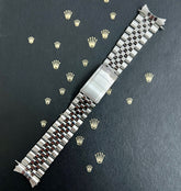 Rolex Datejust 1963 20mm Men's Jubilee Bracelet Steel Crown "55" Band Ref 1601