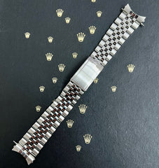Rolex Datejust 1963 20mm Men's Jubilee Bracelet Steel Crown "55" Band Ref 1601