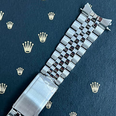 Rolex Datejust 1963 20mm Men's Jubilee Bracelet Steel Crown "55" Band Ref 1601