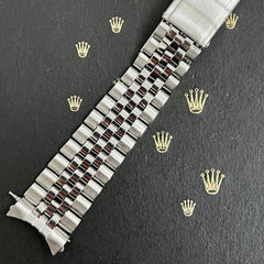Rolex Datejust 1963 20mm Men's Jubilee Bracelet Steel Crown "55" Band Ref 1601