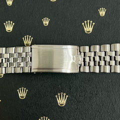 Rolex Datejust 1963 20mm Men's Jubilee Bracelet Steel Crown "55" Band Ref 1601