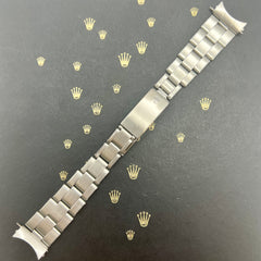 Rolex Date Men's Oyster 7205 Bracelet 19mm Stainless Steel Band "60" Ends,6694