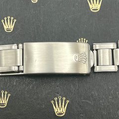 Rolex Date Men's Oyster 7205 Bracelet 19mm Stainless Steel Band "60" Ends,6694
