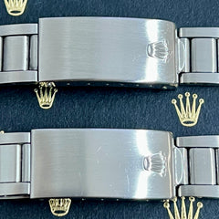 Rolex Date Air King Mens Oyster Bracelet 7835 19mm SS Band "357" Ends Ref: 1501