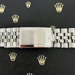 Rolex Datejust 1968 20mm Men's Jubilee Bracelet Steel Crown Band "55" Ref 1601
