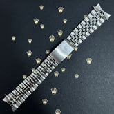 Rolex Datejust 1972 20mm Men's Jubilee Steel Bracelet Band Ref 1601 "55" Ends