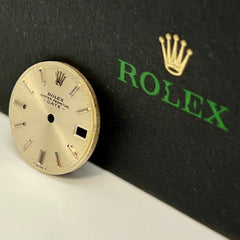 Rolex Oyster Perpetual Date Ladies 26mm Silver Dial Stick Jubilee Ref 6917