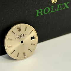 Rolex Oyster Perpetual Date Ladies 26mm Silver Dial Stick Jubilee Ref 6917