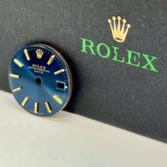 Rolex Ladies Datejust 26mm Blue Dial Yellow Gold Stick Markers 69173