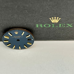 Rolex Ladies Datejust 26mm Blue Dial Yellow Gold Stick Markers 69173