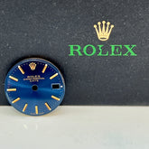 Rolex Ladies Datejust 26mm Blue Dial Yellow Gold Stick Markers 69173