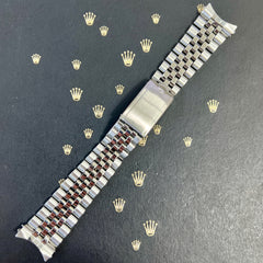 Rolex Datejust 1965 20mm Men's Jubilee Bracelet Steel Crown Band 55 End Ref 1601