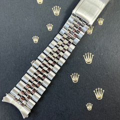Rolex Datejust 1965 20mm Men's Jubilee Bracelet Steel Crown Band 55 End Ref 1601