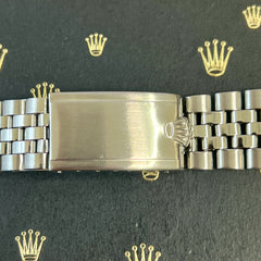 Rolex Datejust 1965 20mm Men's Jubilee Bracelet Steel Crown Band 55 End Ref 1601