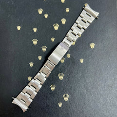 Rolex Date Men's 1988 Oyster 7835 Bracelet 19mm Steel Band "357" Ends 6694