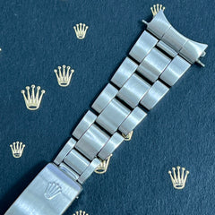 Rolex Date Men's 1988 Oyster 7835 Bracelet 19mm Steel Band "357" Ends 6694