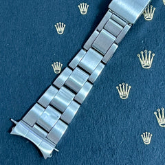 Rolex Date Men's 1988 Oyster 7835 Bracelet 19mm Steel Band "357" Ends 6694