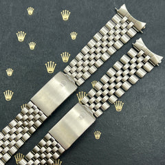 Rolex Datejust 20mm Men's Jubilee Bracelet Steel Band 6251H Ref 1601 (LOT)