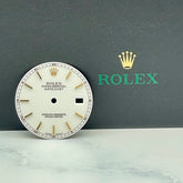 Rolex Datejust Men's 36mm White Dial Yellow Gold Stick Jubilee Oyster Ref: 16233