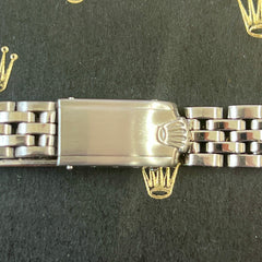 Rolex Datejust 13mm Ladies Datejust Stainless Steel Band Jubilee 6251D 68 Ends