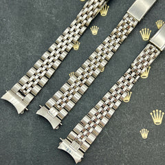 Rolex Datejust 13mm Ladies Datejust Stainless Steel Band Jubilee 6251D 68 Ends