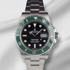 Rolex Submariner Date Starbucks 40mm Ceramic Steel Green Dial Men Watch 126610LV