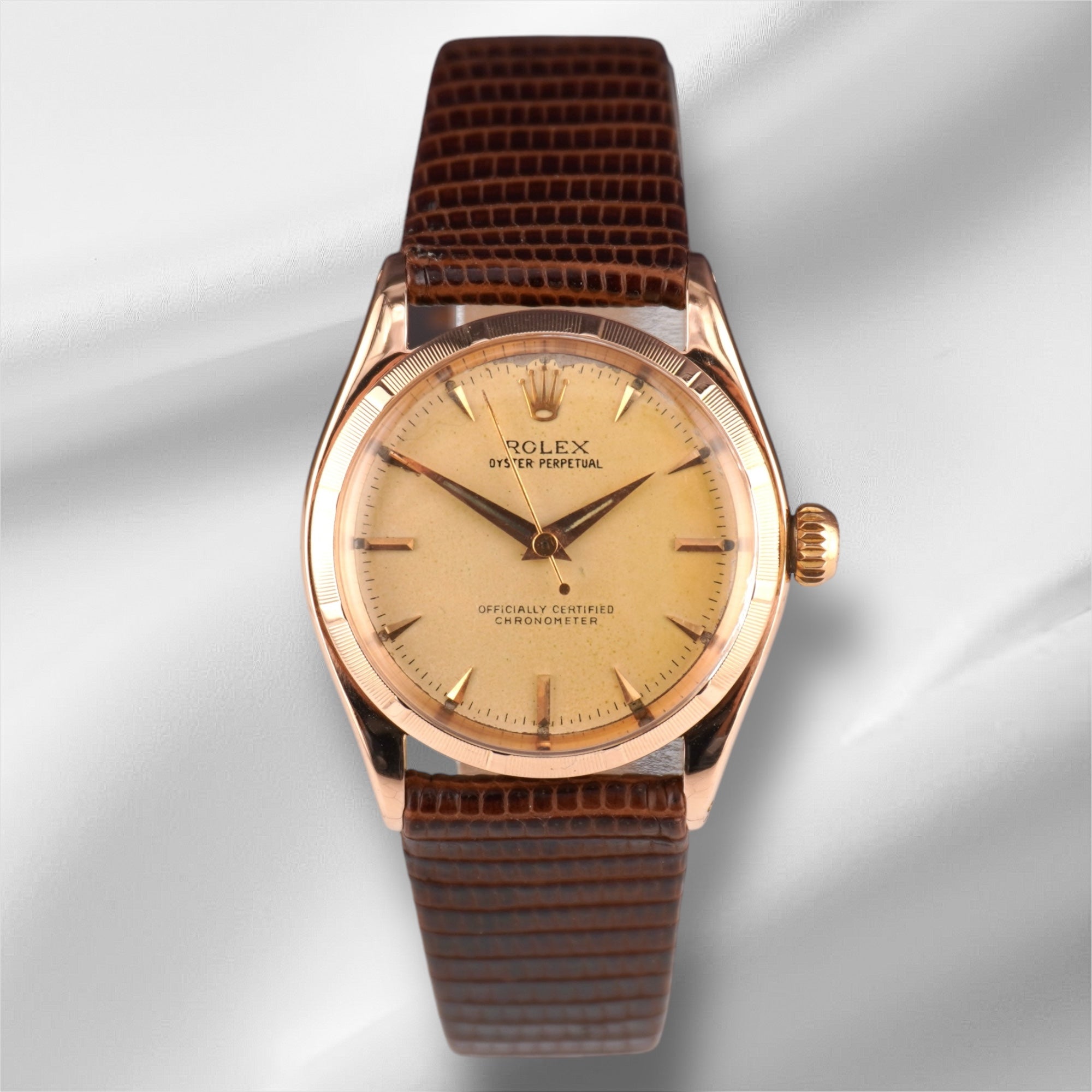 Rolex Vintage 31mm Oyster Perpetual 18K Yellow Gold Watch Ref 6549 rolex-vintage-31mm-oyster-perpetual-18k-yellow-gold-watch-ref-6549