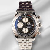 Breitling Chronomat Evolution 43mm Steel Black Dial Steel Mens Watch A13356