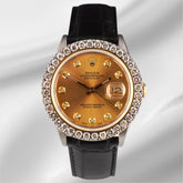 Rolex Datejust 36mm 2-Tone 2.50ct Gold Diamonds Dial Men's Watch