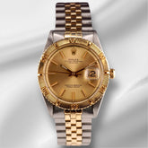Rolex 36mm Datejust Turnograph Steel Yellow Gold Vintage Watch 1625