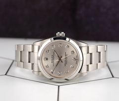 Rolex Oyster Perpetual 31mm Stainless Steel Silver Dial Watch 67480