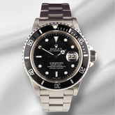 Rolex Submariner Date 40mm Steel Black Dial Mens Watch Oyster 16800