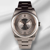 Rolex Oyster Perpetual 36mm Concentric Dial Steel Mens Watch 116000