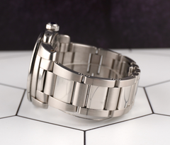 Cartier Calibre 42mm Silver Dial Automatic Stainless Steel Men's Watch Ref 3389