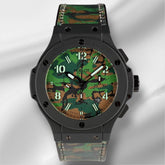 Hublot 44mm Big Bang Commando Jungle Camouflage Rubber Strap Watch 301.C1.8610NR