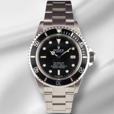 Rolex Sea-Dweller Date 40mm Black Dial Stainless Steel Oyster Watch Ref 16600