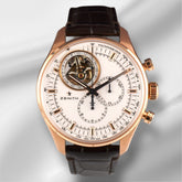 Zenith 44mm El Primero Tourbillon 18K RG Alligator Strap Watch 19.2280.4035