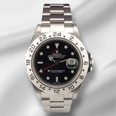 Rolex 40mm Explorer II Black Dial Automatic Stainless Steel Men's Watch 16570