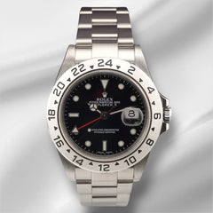 Rolex 40mm Explorer II Black Dial Automatic Stainless Steel Men's Watch 16570