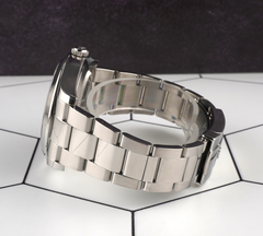 Rolex 41mm Datejust II Black Stick Dial Auto Oyster Steel Men's Watch 116300