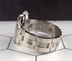 Cartier 43mm Roadster XL Chronograph Black Dial Steel Men's Watch 2618